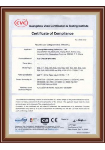 Certificate of Compliance