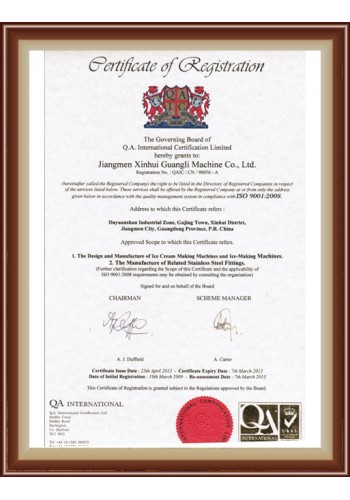 Certificate of Registration